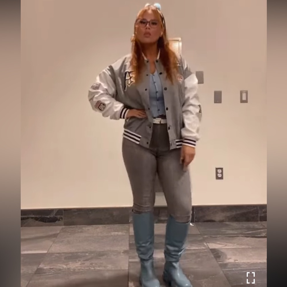 Gray Varsity Jacket